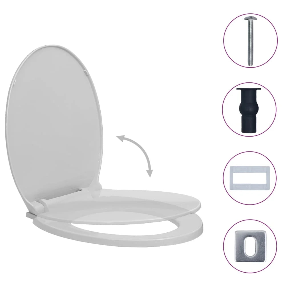 Sedile WC ovale grigio chiaro con chiusura ammortizzata 02_0002916