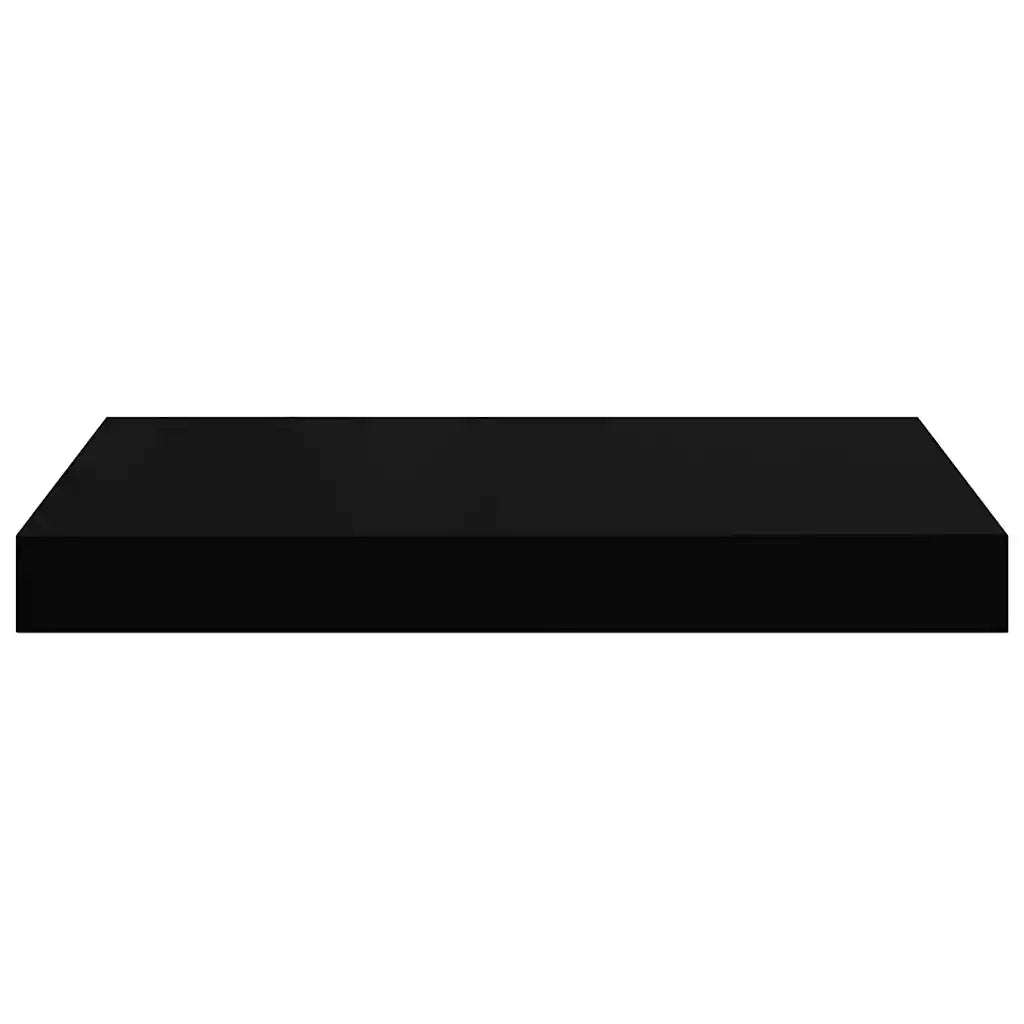 Scaffale a Parete Nero Lucido 40x23x3,8 cm in MDF cod mxl 72001