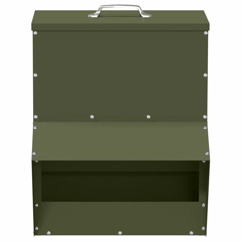 Feeder per pollo Verde oliva 20 x 25 x 35 cm CFW7226534