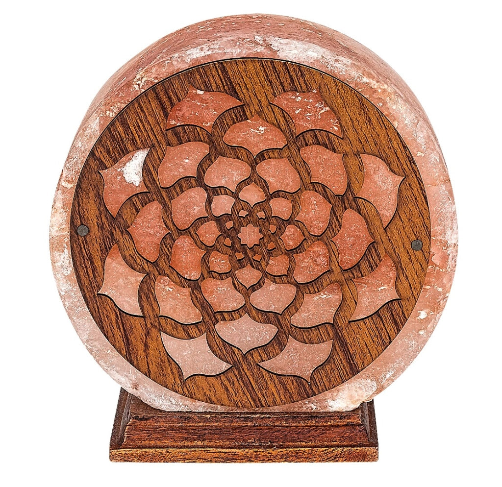 Lampada da tavolo sale arancione legno Mandali Rabalux