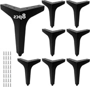 Piedi salotto in legno - 8 pezzi - sostegni tavolo - sostegni banco - rialzo sedile - piedi tavolo - 15 cm - regolabili o sostituibili