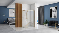 Cabina Doccia Solar Gold 90x90 con piatto doccia Savoy