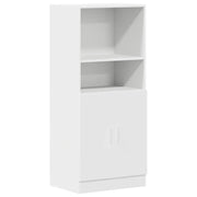 Mobile da cucina multifunzionale 57 x 41,5 x 131,5 cm ampio spazio contenitivo design moderno legno composito bianco 02_0051310