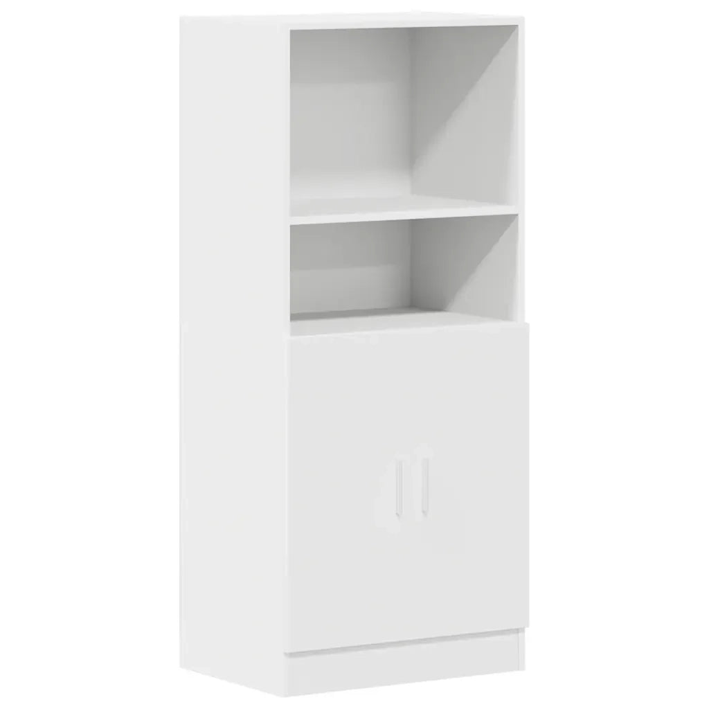 Mobile da cucina multifunzionale 57 x 41,5 x 131,5 cm ampio spazio contenitivo design moderno legno composito bianco 02_0051310
