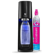 SodaStream E-Terra Metallo, Plastica Nero