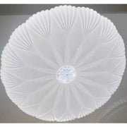 Trade Shop - Plafoniera 40cm Con Cristallo Centrale Glitter Led 50w A Soffitto Luce 6500k 70973 -