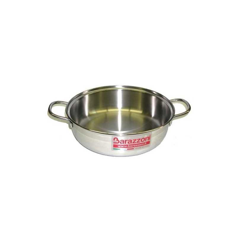 Tegame Inox 2 Manici cm 24 Bonita Barazzoni