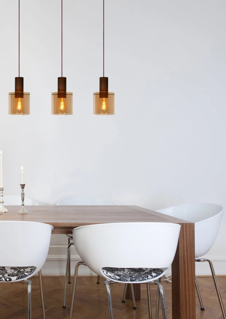 Lucide Toledo lampadario 3 luci E27 dimmerabile bronzo