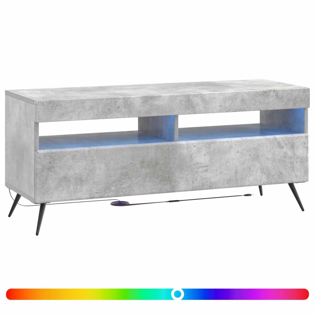 Mobile TV LED Grigio Cemento Legno ingegnerizzato 897648