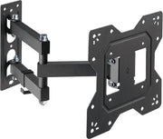 Draaiarm tv-muurbeugel universale per LCD/LED-tv 19-32 pollici, 360° girevole, inclinabile fino a 12°, VESA 200 x 200 mm, sostenibile fino a 20 kg