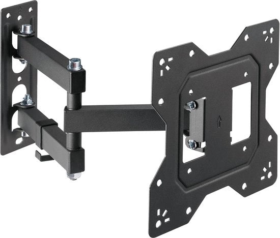 Draaiarm tv-muurbeugel universale per LCD/LED-tv 19-32 pollici, 360° girevole, inclinabile fino a 12°, VESA 200 x 200 mm, sostenibile fino a 20 kg