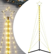 Albero di Natale | Decorazioni natalizie a LED 363 LED Bianco Caldo 182 cm