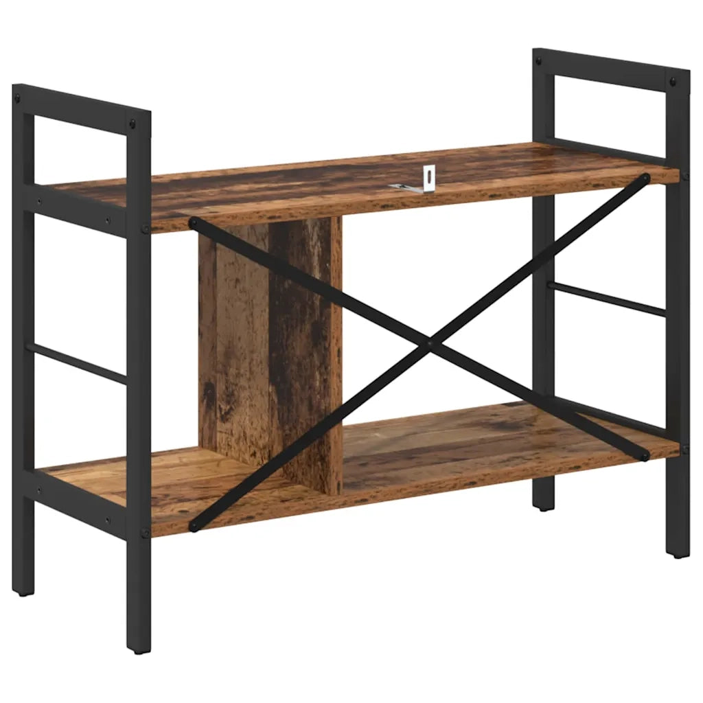 Libreria-Scaffale per Libri-Mobile di Stoccaggio Legno vecchio 75 x 30 x 58,5 cm Legno multistrato