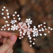 Parrucca elegante con perle per donne - accessori per capelli - parrucche per donne - parrucche per donne con decorazioni cristalline
