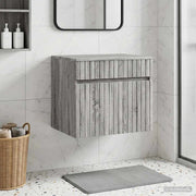 Mobiletto da Bagno a Muro Sonoma grigio 59 x 44,5 x 50 cm 890638