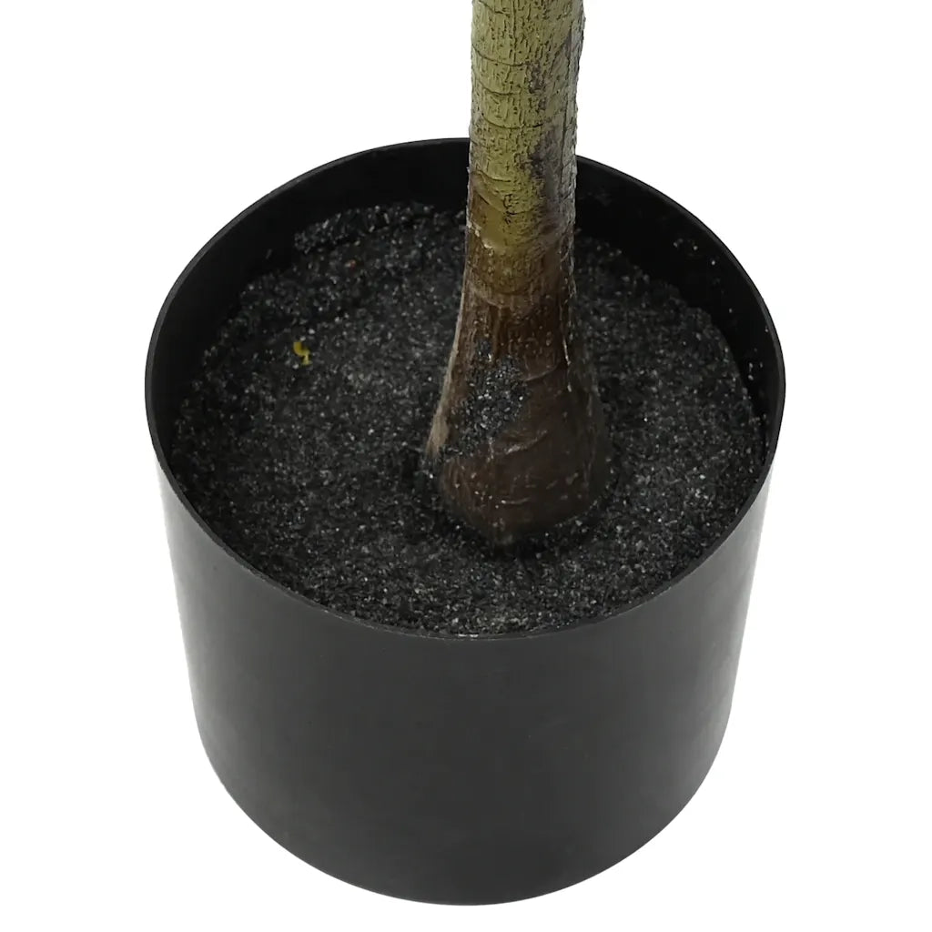 Albero di Ficus Artificiale 48 Foglie 165 cm Verde