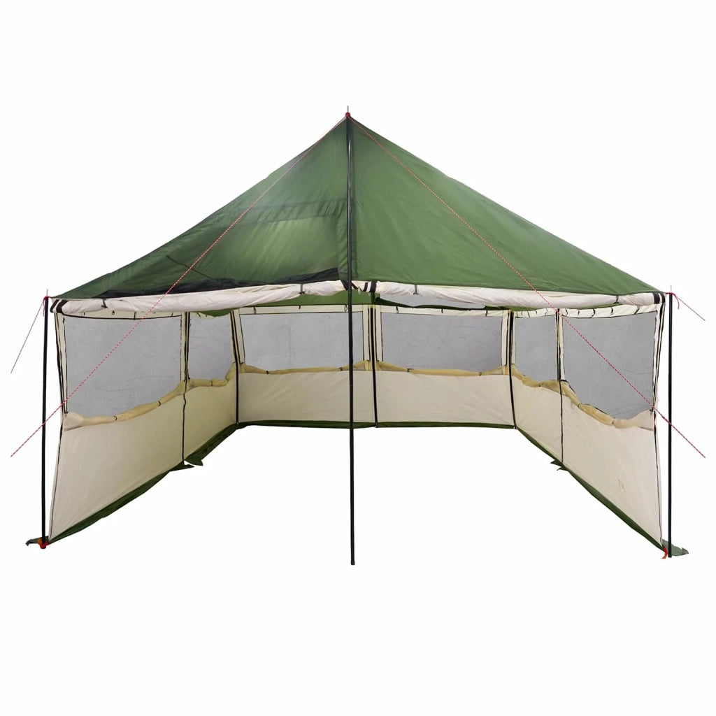 Tenda Familiare Verde 450 x 400 x 265 cm Poliestere e Acciaio 42028599