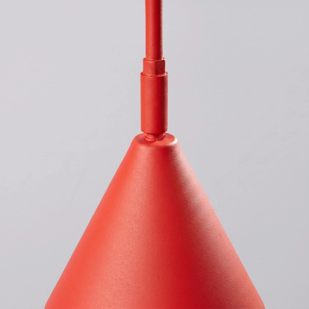 Applique NOX 1 rosso con interruttore