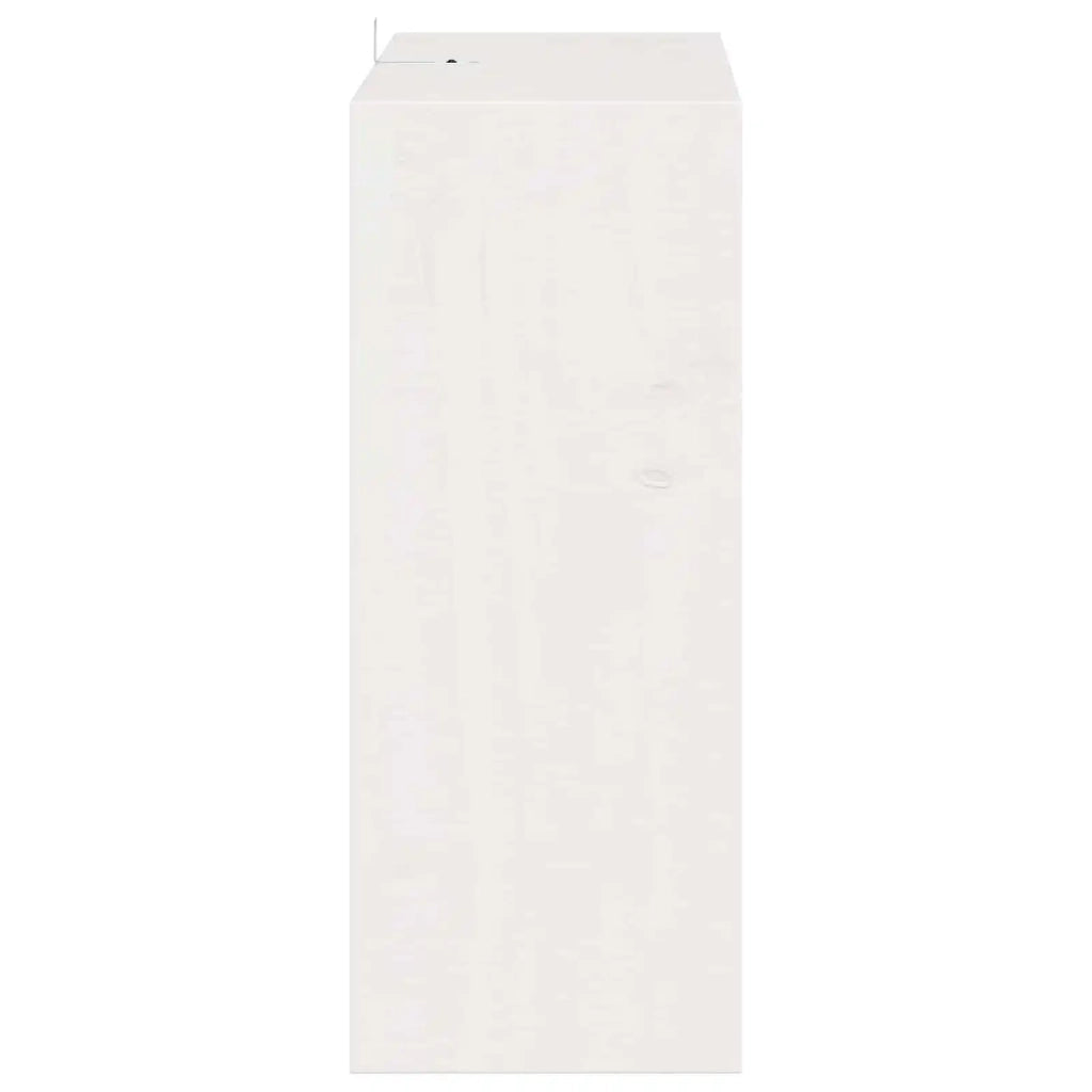 Portabottiglie 4 pcs Bianco 62 x 25 x 62 cm Pino massello 893317