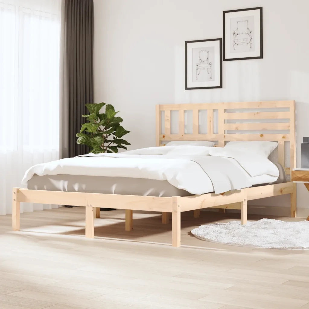 Giroletto-Struttura Letto in Legno Massello di Pino 160x200 cm 375862