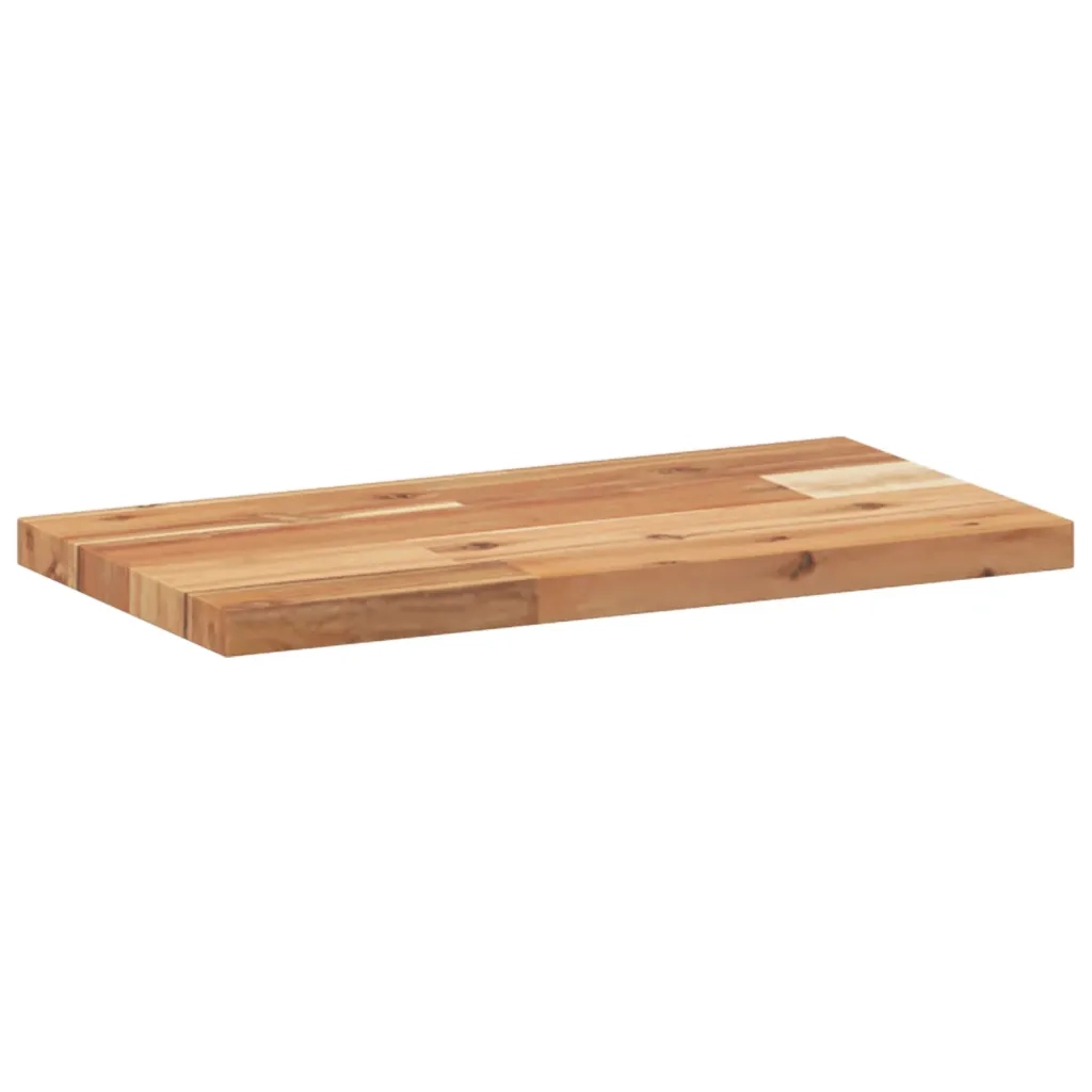 Mensole da Parete 2 pz 40x20x2 cm Legno Acacia Rifinito a Olio 3279496