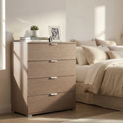 Cassettiera 4 cassetti in Legno Composito cm 75x38x85 - DAMIAN