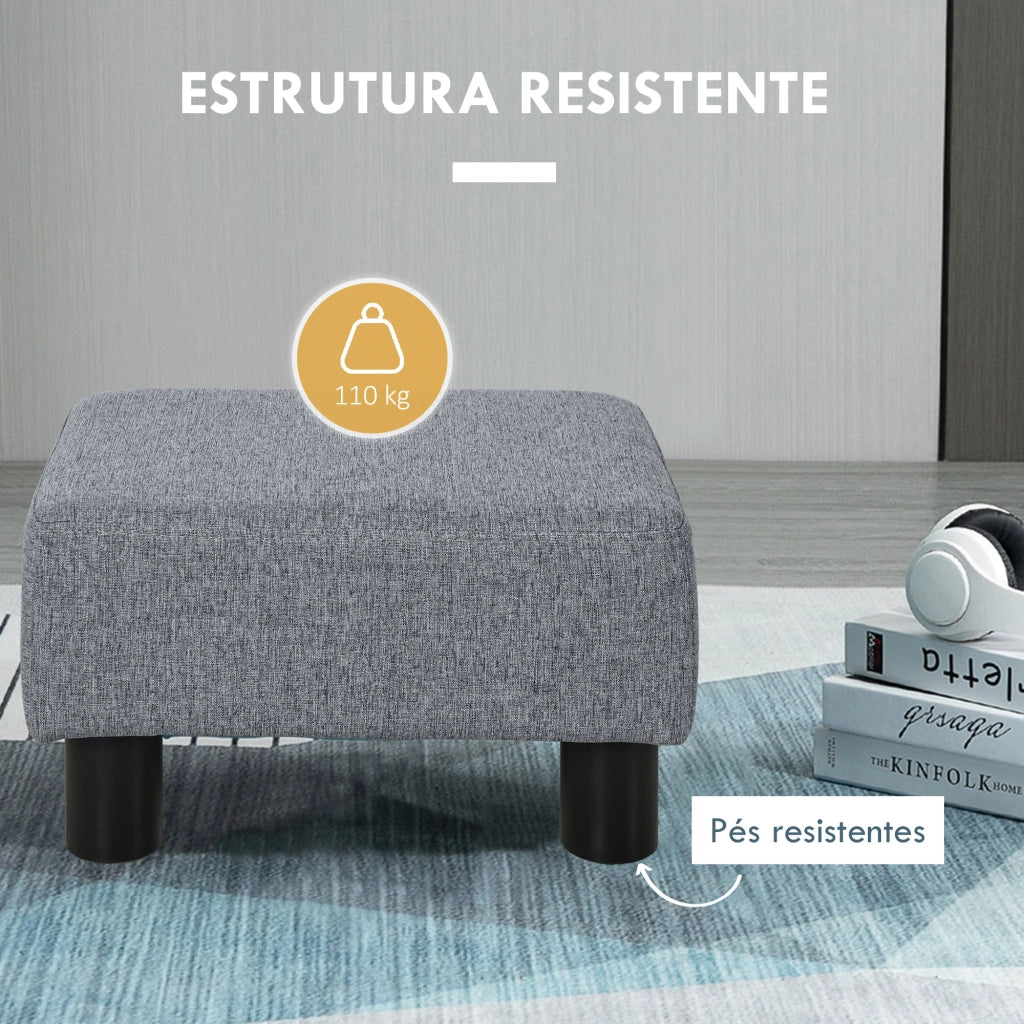 Tavolino Basso con Ripiano ¨C Zephmum ¨C 40x30x24 cm Grigio