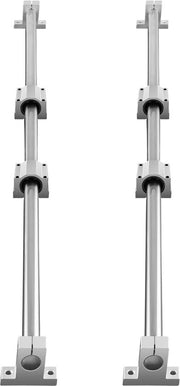 Set di guide lineari, SFC20 1000 mm, 2 pezzi 39,4 pollici SFC20 guide, 4 pezzi blocchi SC20, 4 pezzi sostegni guide, set di macchina di automazione CNC