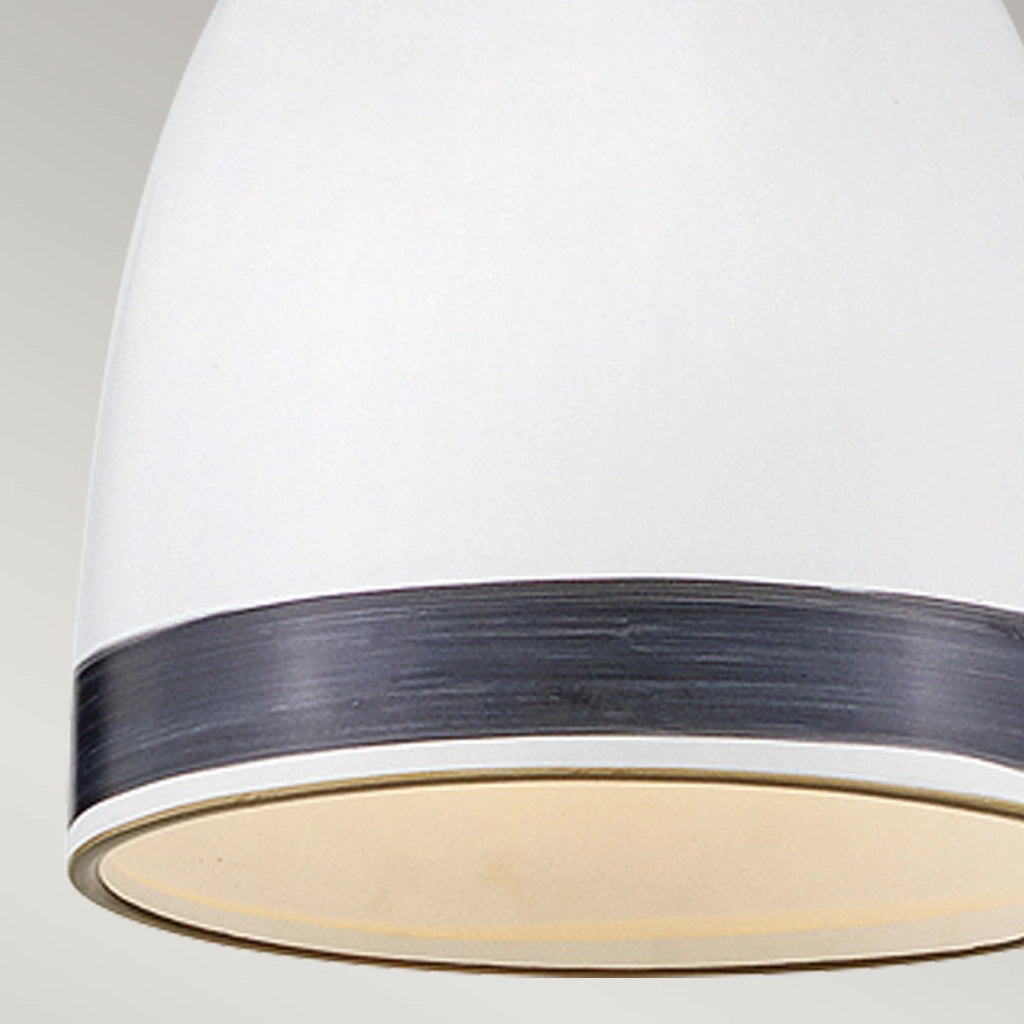 Lampada a sospensione Hinkley Nash ottone ceramica E27