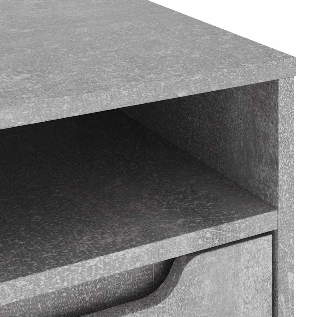 Mobile TV a parete con ampio spazio di archiviazione 100 x 40 x 38 cm stile moderno legno ingegnerizzato grigio cemento 02_0058335