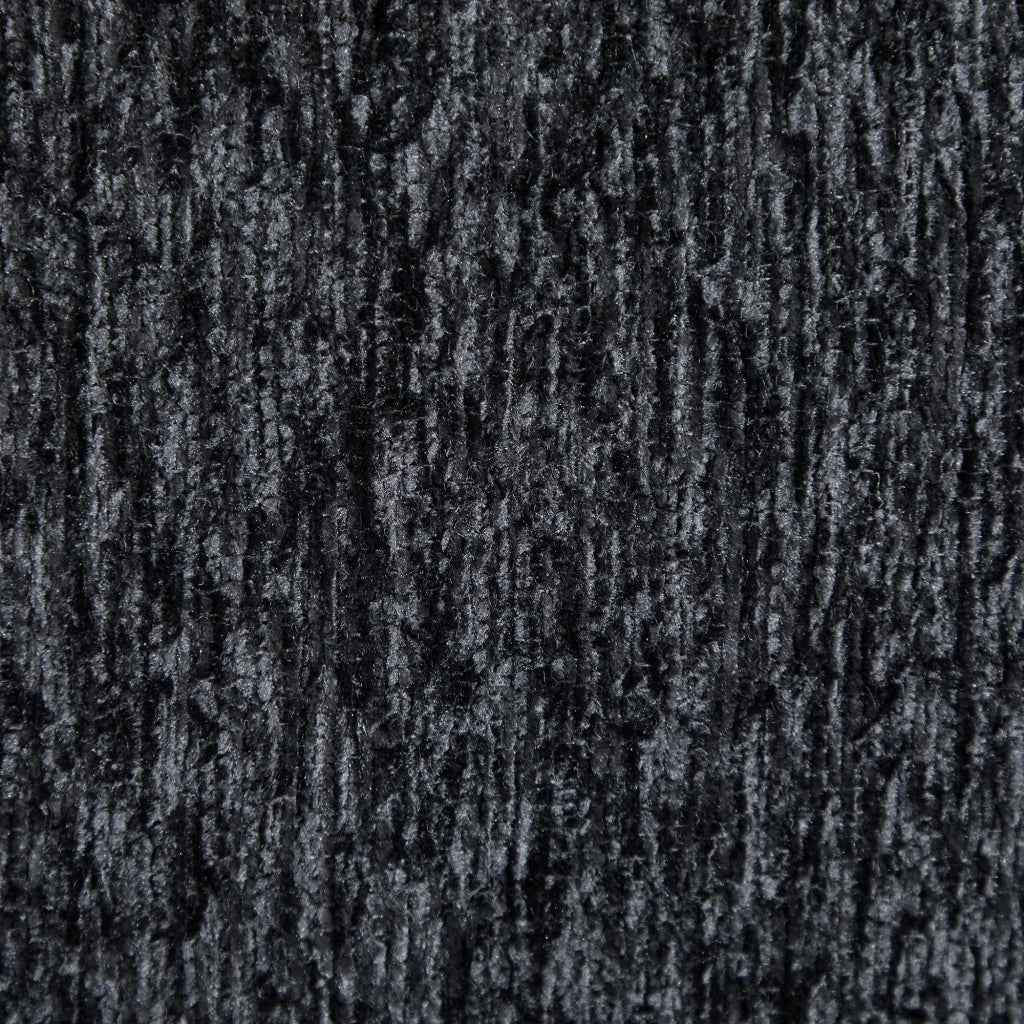 Divano modulare a due posti in tessuto con cuscini extra, comfort alto ed effetto rilassante, nero