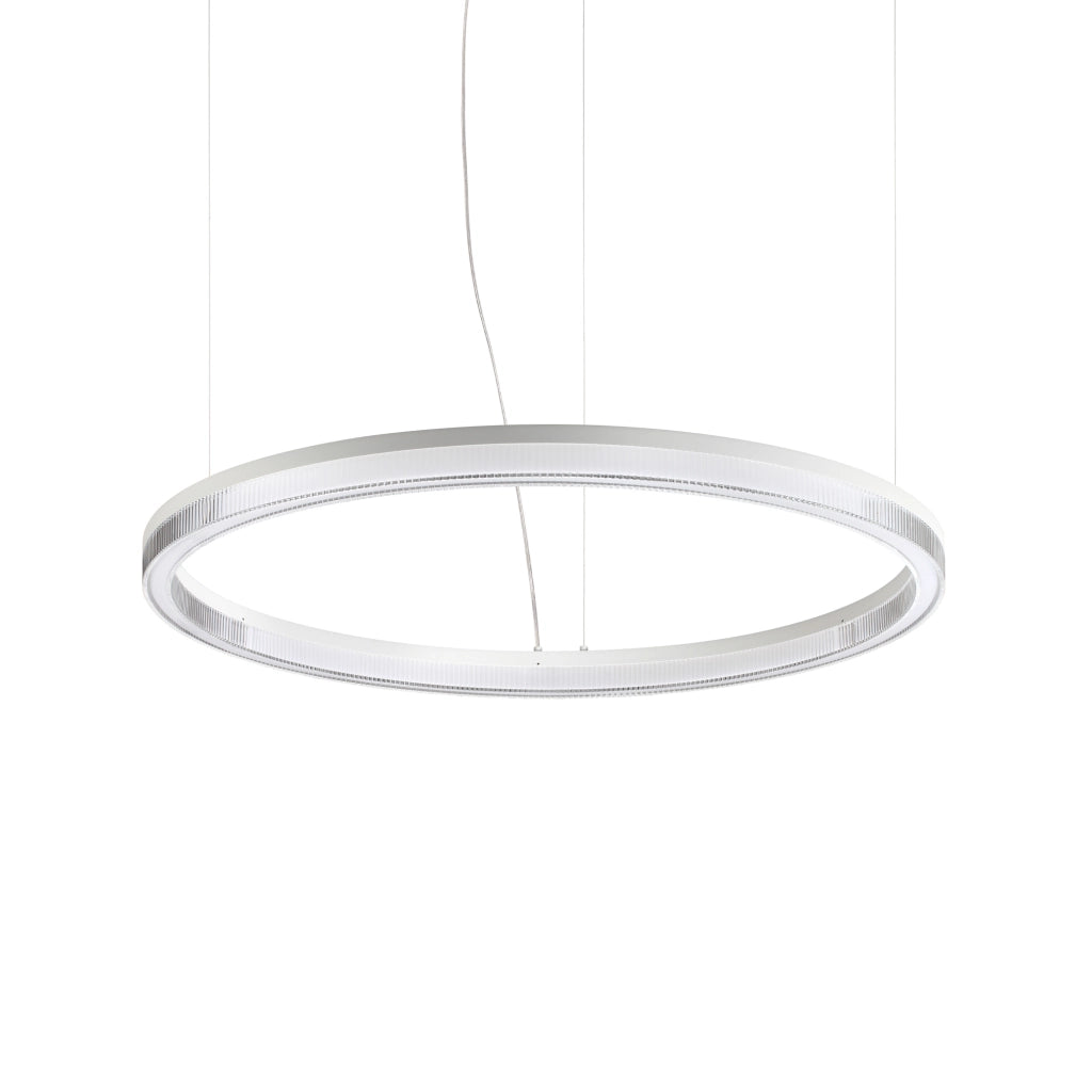 Lampada A Sospensione Crown 1 Luce Led Integrato Bianca