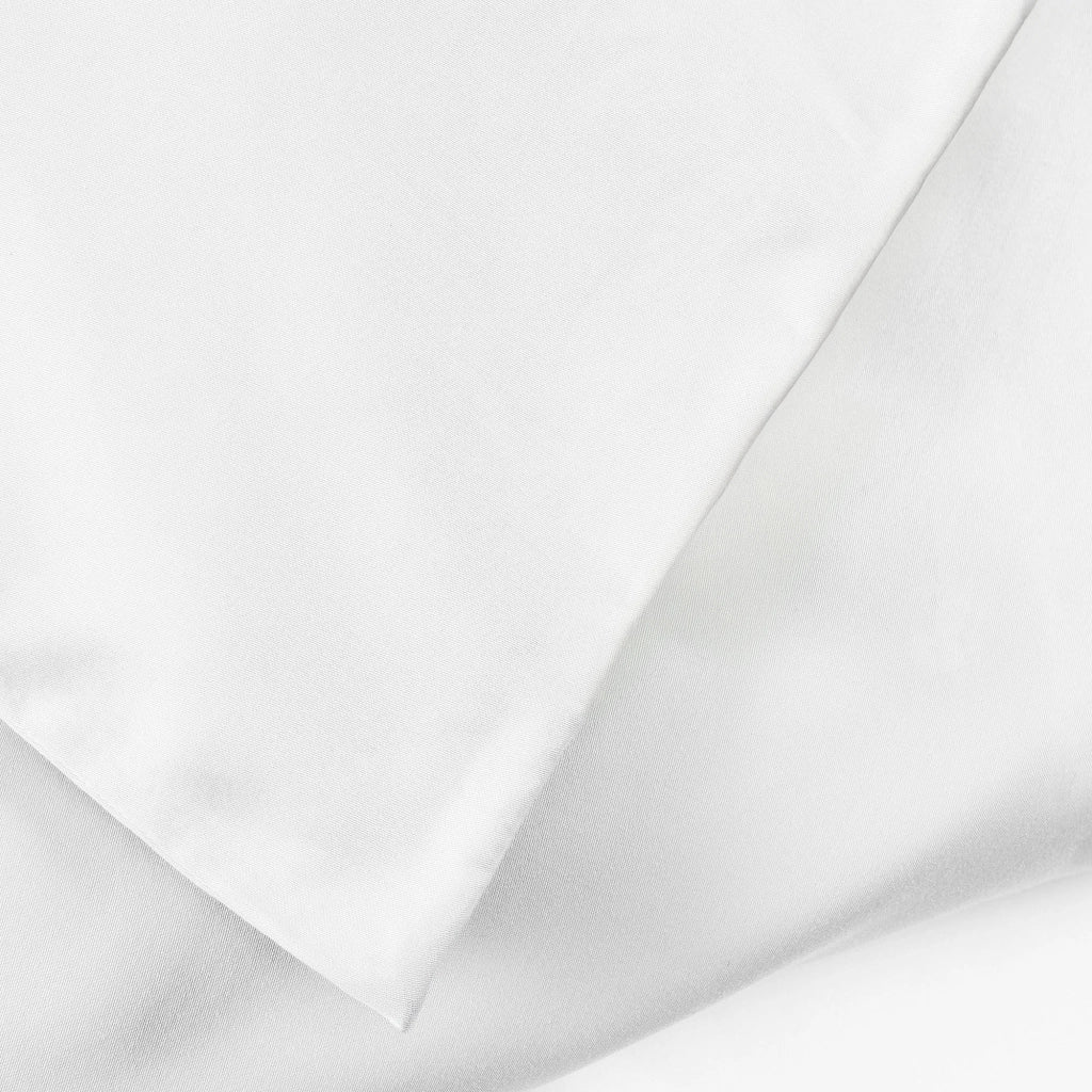 Coppia Federe per Cuscino 50x80 cm in  con Patella – Morbide, Traspiranti,– Tinta Unita, Lavabili  Bianco