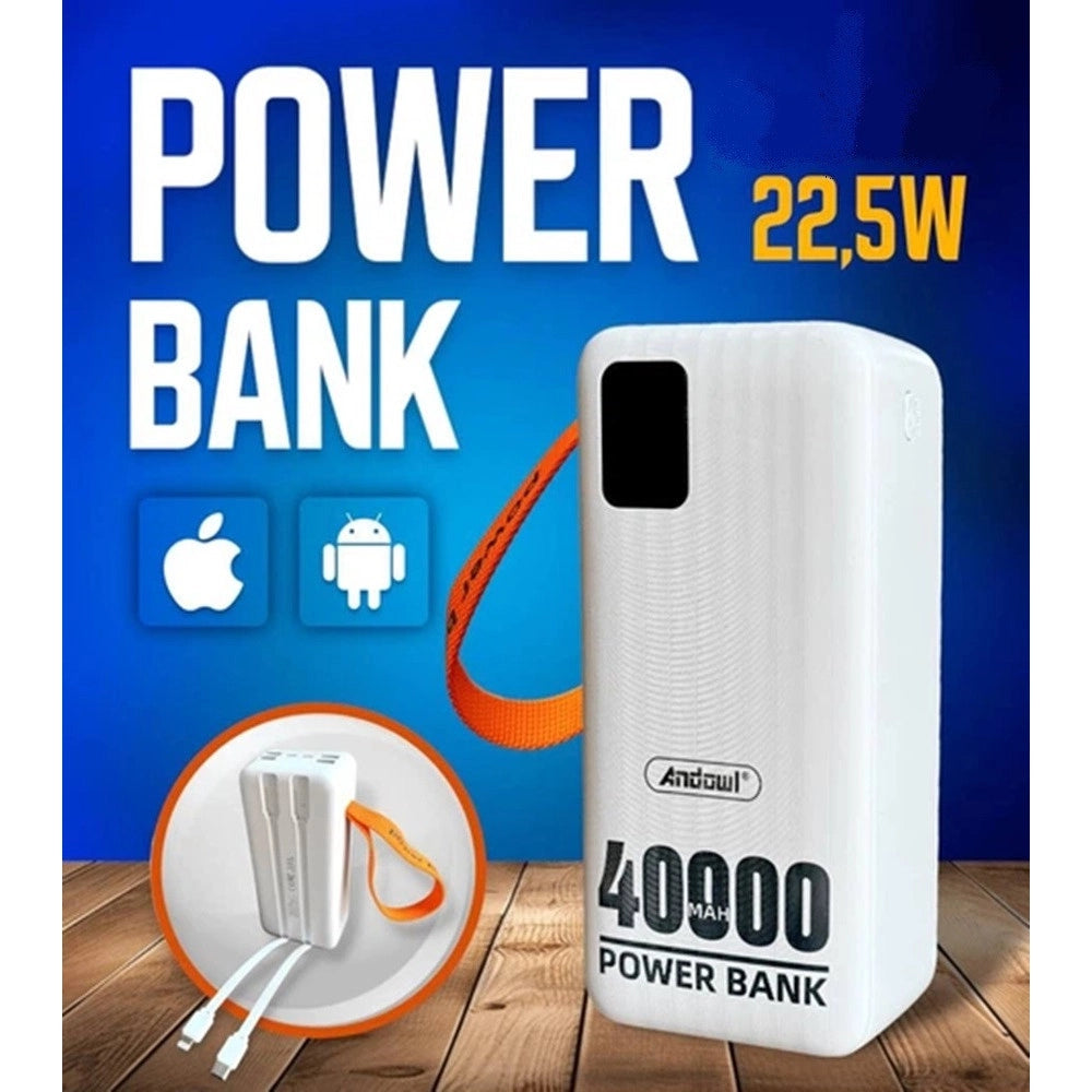 Trade Shop - Powerbank Q-td81 Caricabatterie Portatile Alta Capacità 40000mah 5v/2,1a Smartphone Tablet -