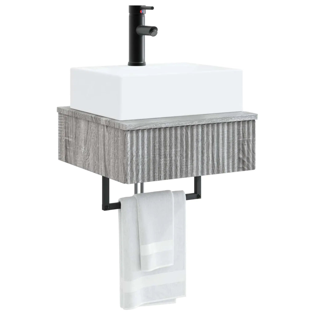 Lavabo da Parete Sonoma grigio 40 x 41 x 39 cm CFW8282922