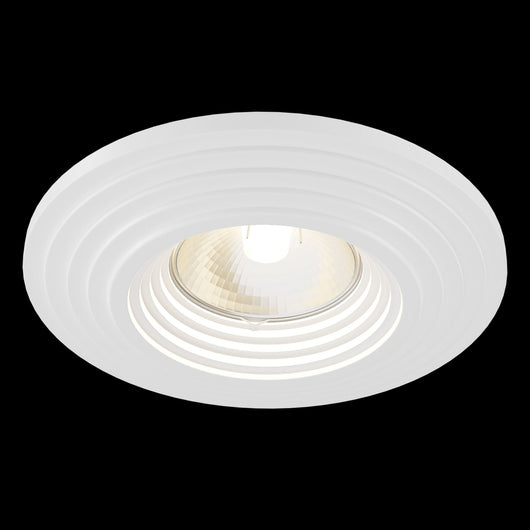 Faretto da incasso Downlight in Gesso Gyps Modern Bianco