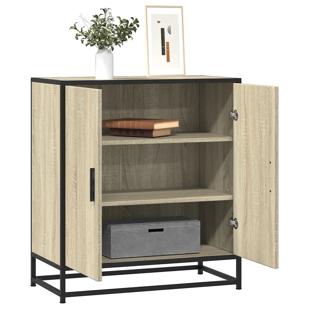 Credenza-Buffet-Armadio da cucina Rovere Sonoma 68x35x76 cm in Truciolato 895265