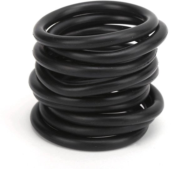 Set di O-ring in gomma - 10 pezzi - Fissaggi di protezione - Rilascio rapido - Elastomeri