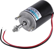 Motore elettromeccanico DC mini 12V 30W con magnete permanente invertibile CW-CCW - Alta velocità elettrica silenziosa - Apparecchiatura medica per DIY Suikerspinmachine 3000 Tpm.