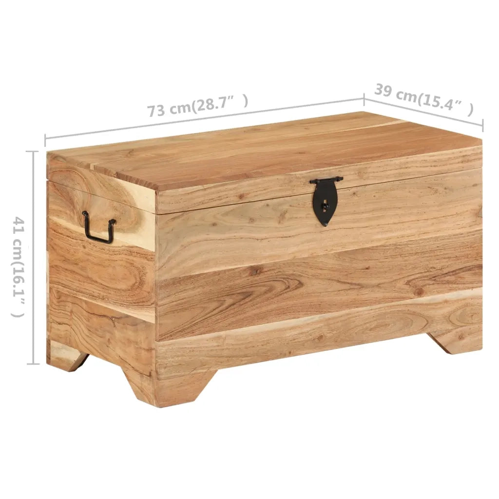 Cassapanca in Legno Massello di Acacia CFW6405643