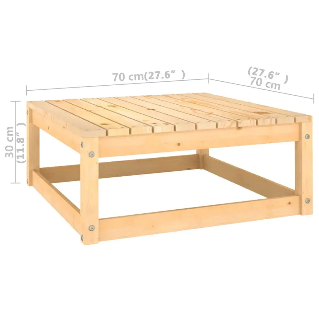 Set Salotto Giardino 10pz Cuscini Antracite Legno Massello Pino 3077159