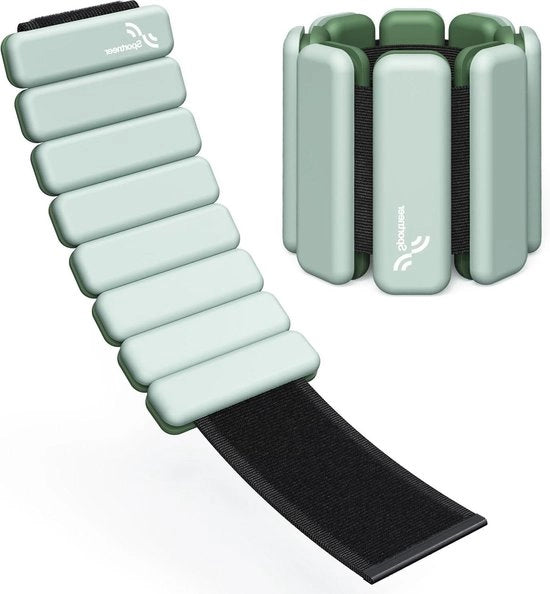 Manette di peso portatile - set di 2 (05 kg e 1 kg) - per donne e uomini - pesi singoli per yoga e aerobica