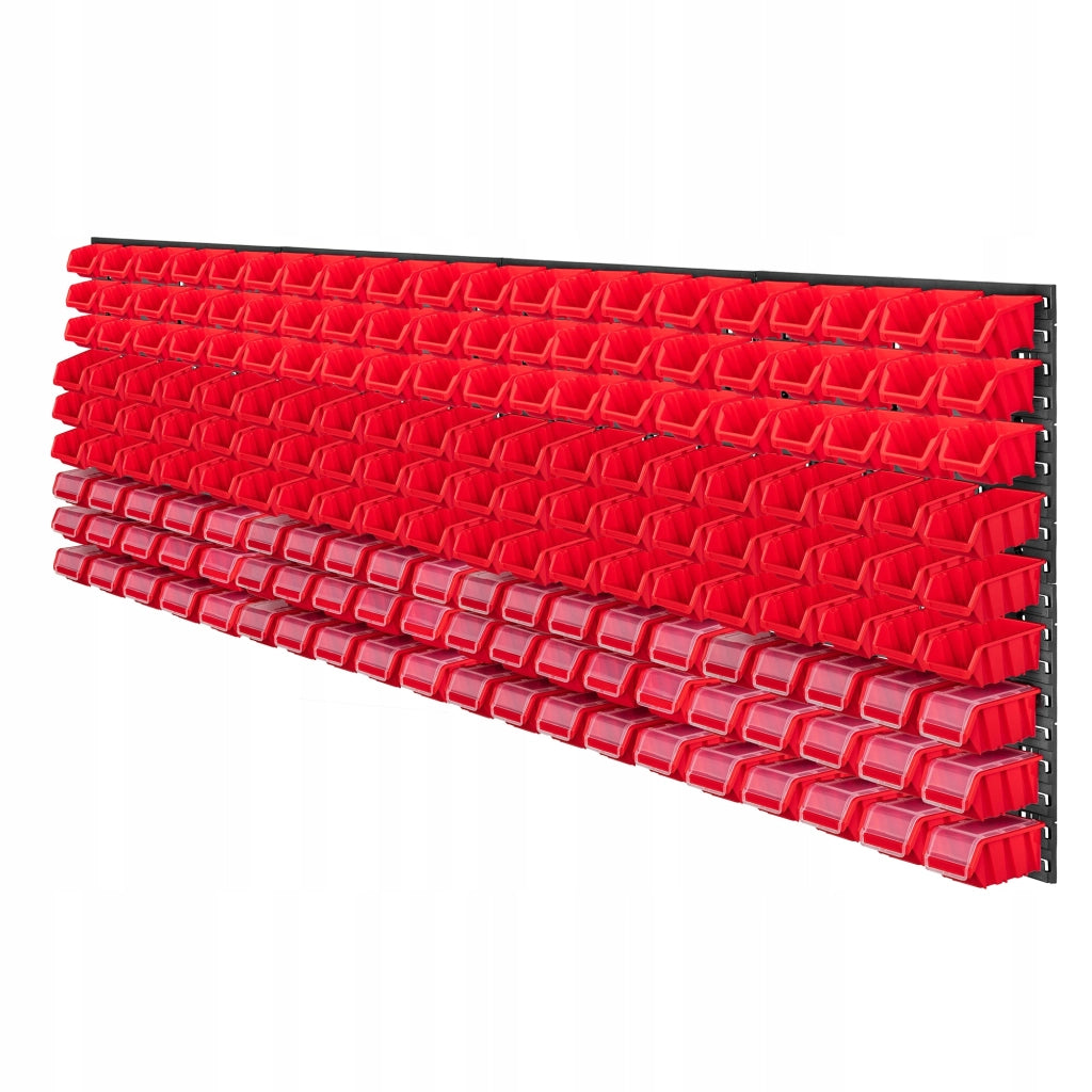 Pannello portautensili KADAX da parete per officina, 232x78 cm, 180 scomparti, garage/officina.