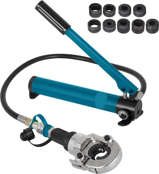 Tangidrattore idraulico - V12-28mm TH16-32mm Perstangolo - V e TH a forma di tubo Tangidrattore - Tangidrattore manuale - Attrezzo per idraulici - Blu