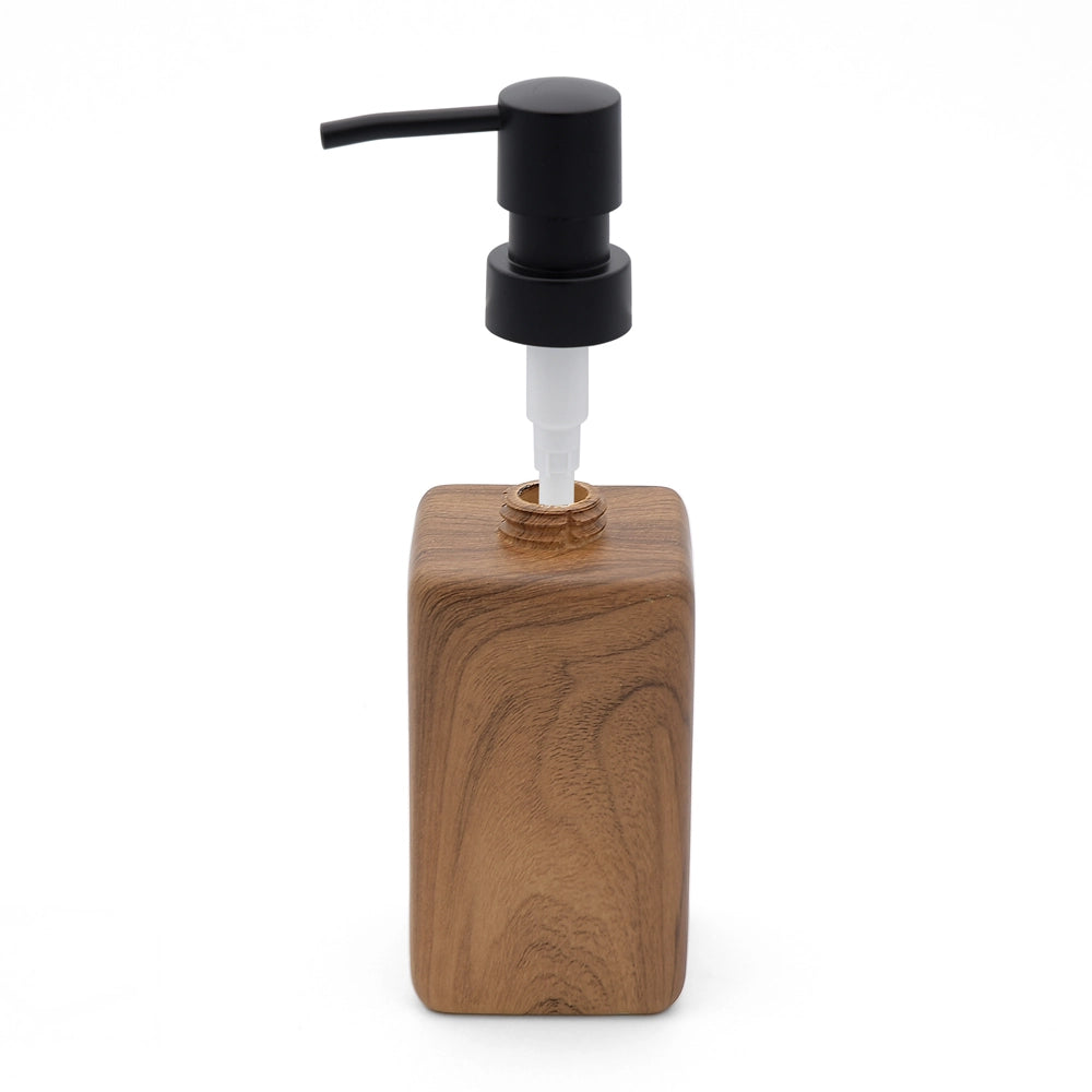 Set accessori bagno 2 pezzi in poliresina effetto legno Radici