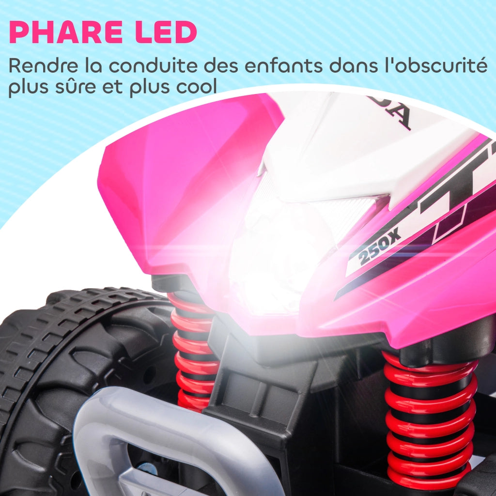Quad elettrico per bambini 6V ¨C Minimal ¨C rosa