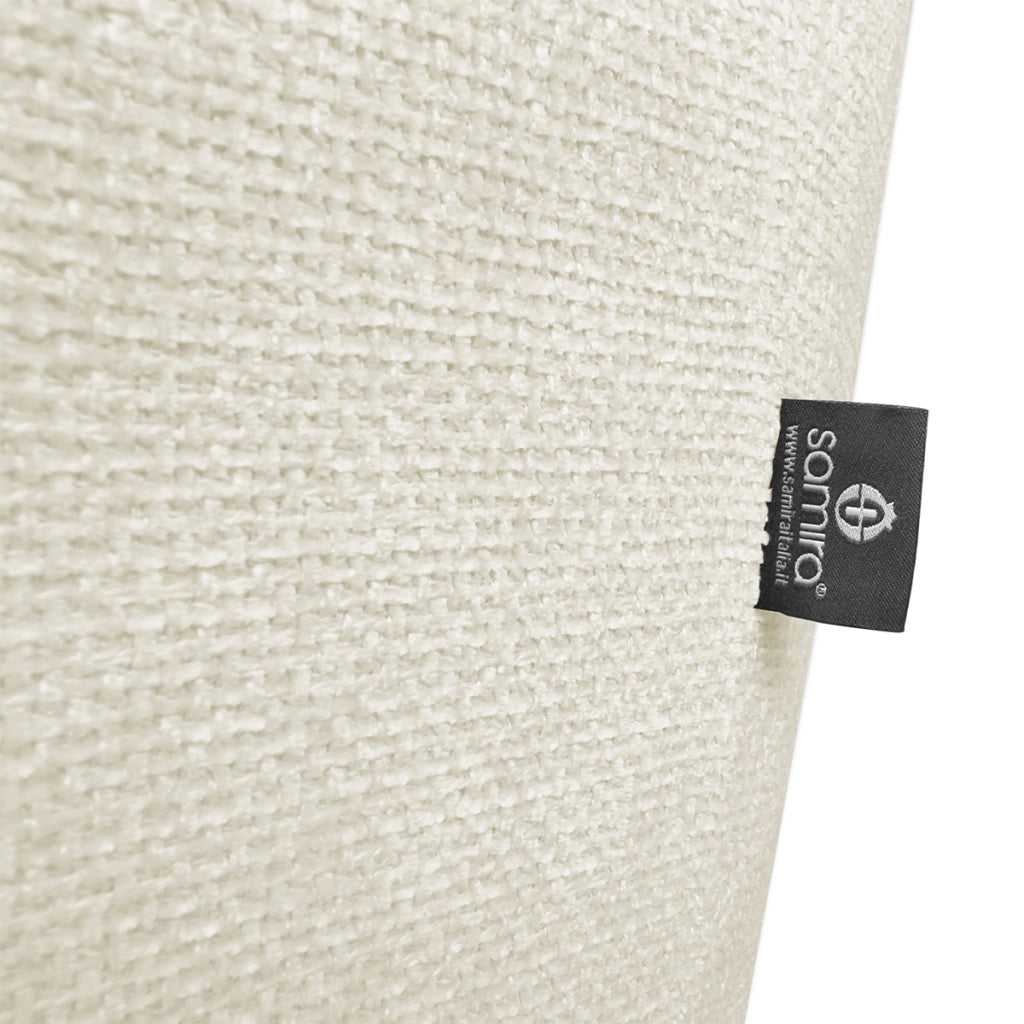 Sedia ufficio in tessuto, poltrona girevole beige – Alba