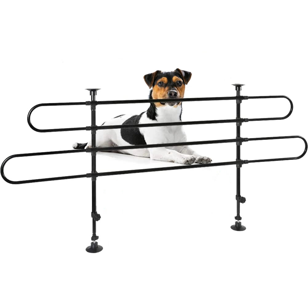 Griglia Divisorio Auto per Cani Protezione Universale per Trasporto Animali 87-135cm