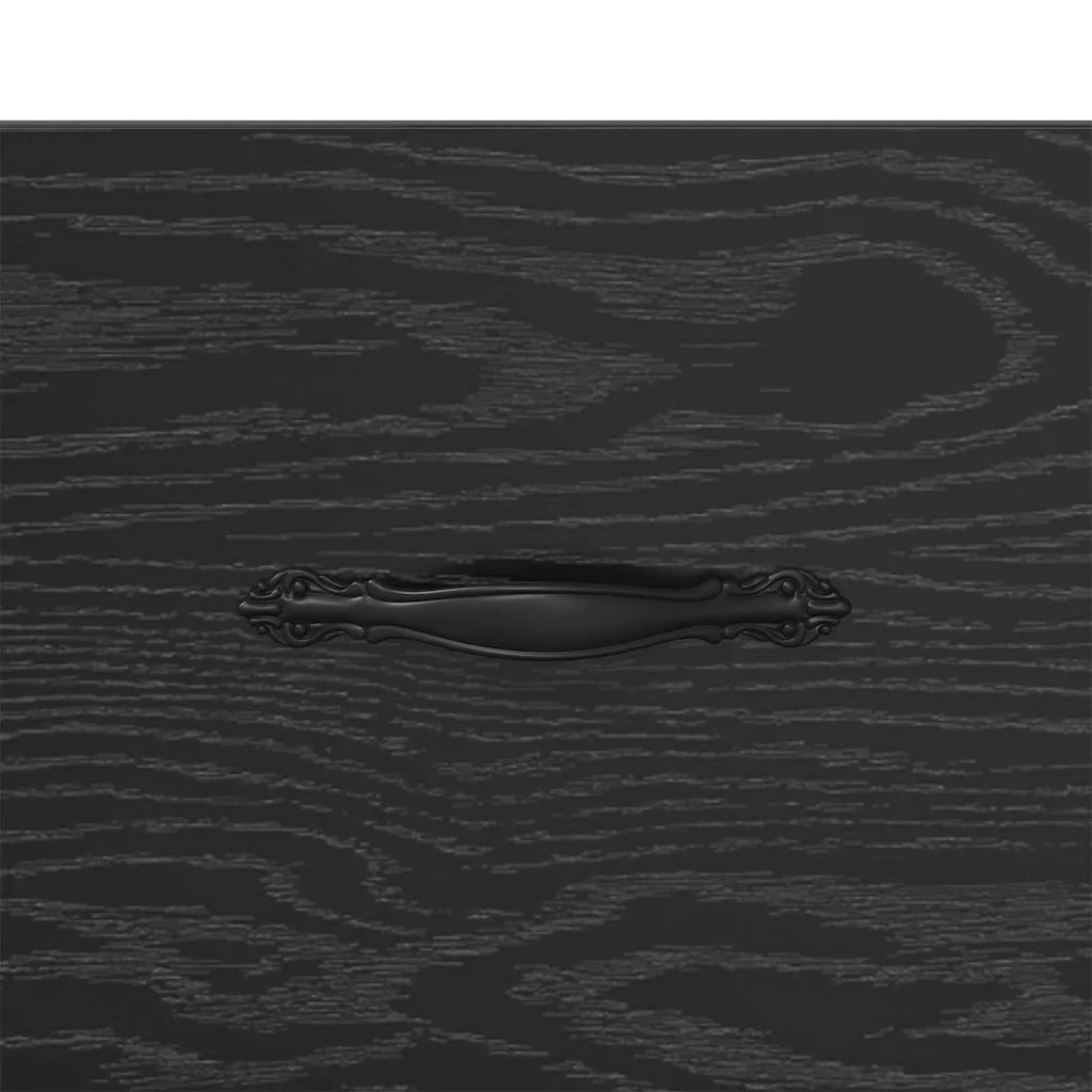 Mobile TV Rovere nero 150 x 36 x 30 cm Legno multistrato 882328