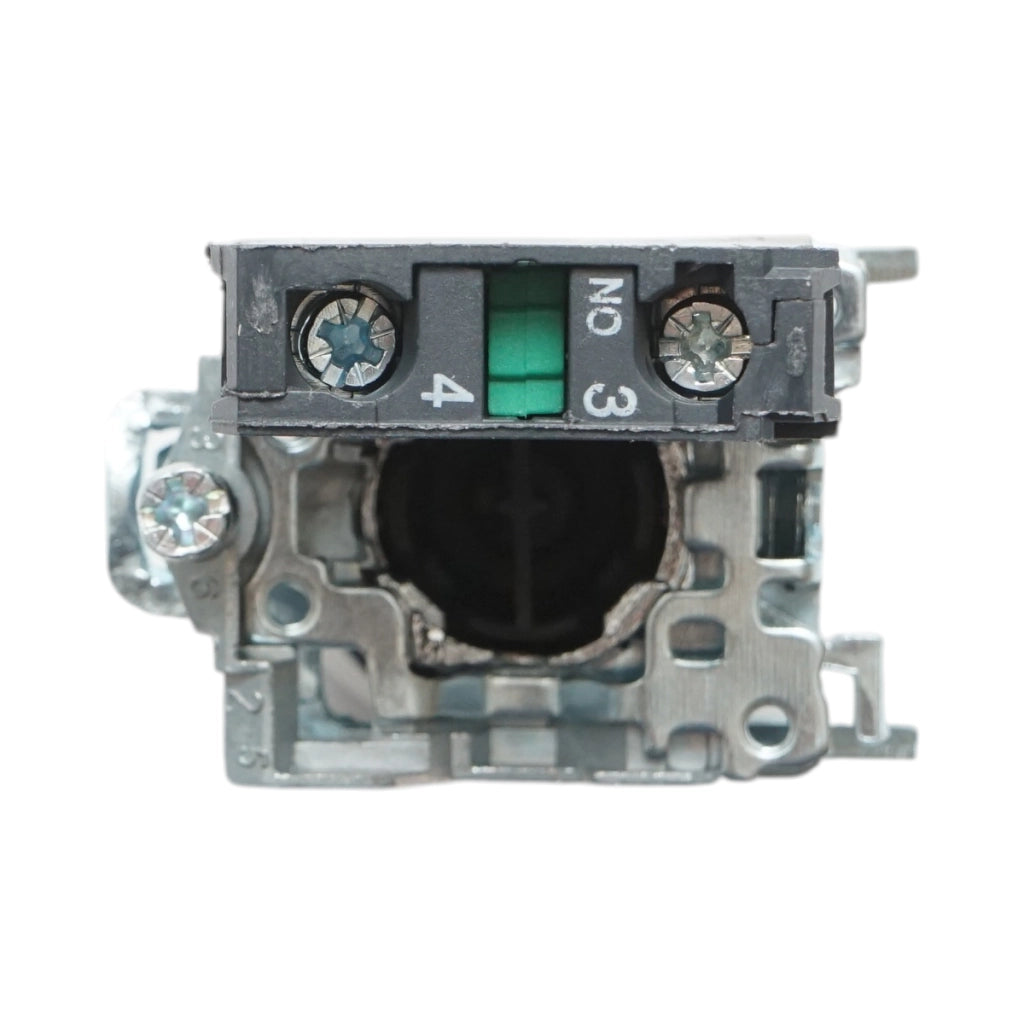 Pulsante di comando nero con cappuccio protettivo 22 mm, 1NO, TB4-BP21, IP65 Breckner Germany